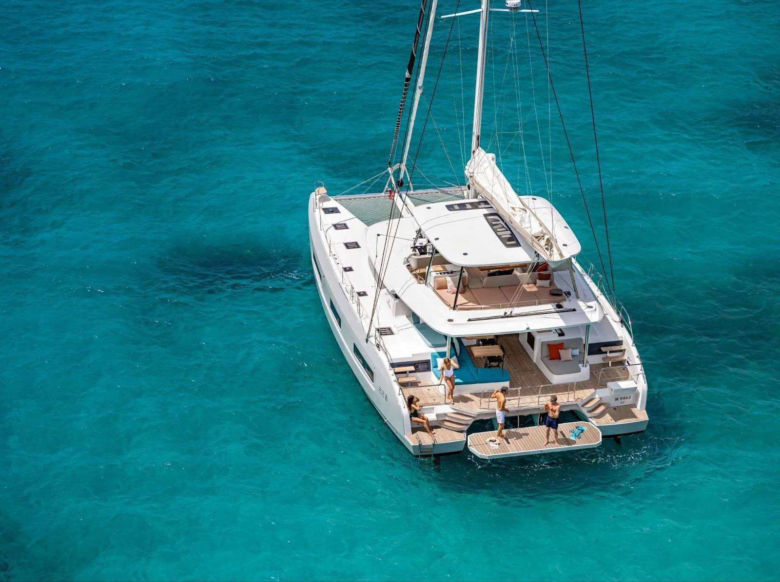 Catamaran comfort with motor yacht performance.